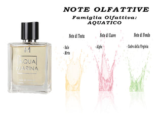 Aqua Marina – fragranza maschile marina e ozonica, 100ml Eau de Parfum
