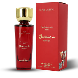 Casa Francesco Italia Baccarà Rosso 555 – fragranza femminile gourmand e vellutata, 50ml Eau de Parfum