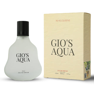 Gio’s Aqua – fragranza maschile marina e aromatica, 50ml Eau de Parfum